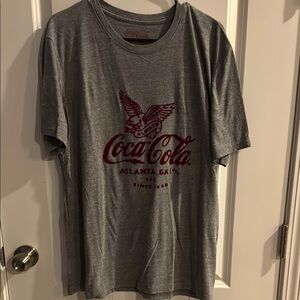 Lucky Brand Coca Cola Men’s Gray Logo T-Shirt